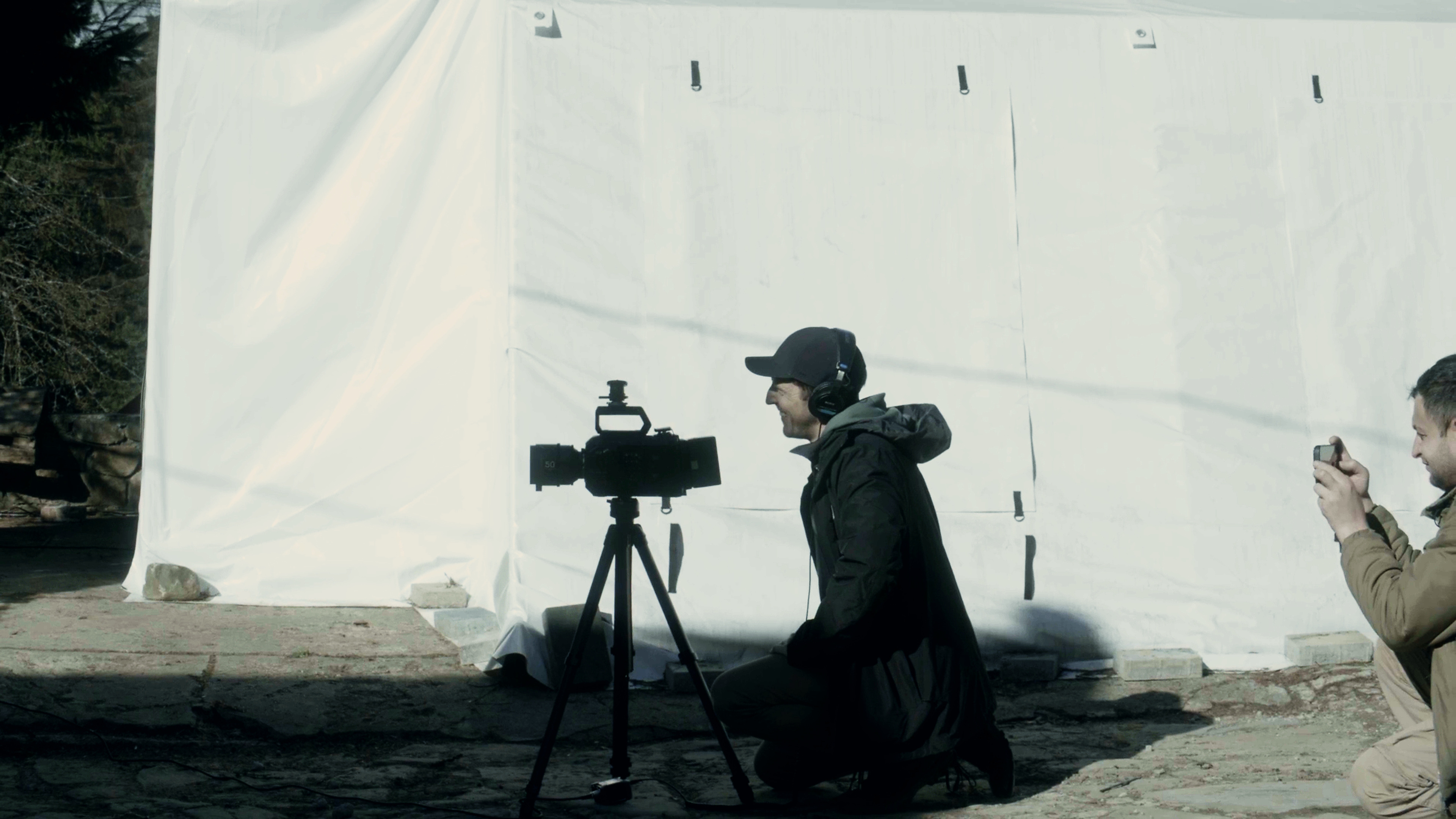 Behind-the-scenes filmmaker portrait