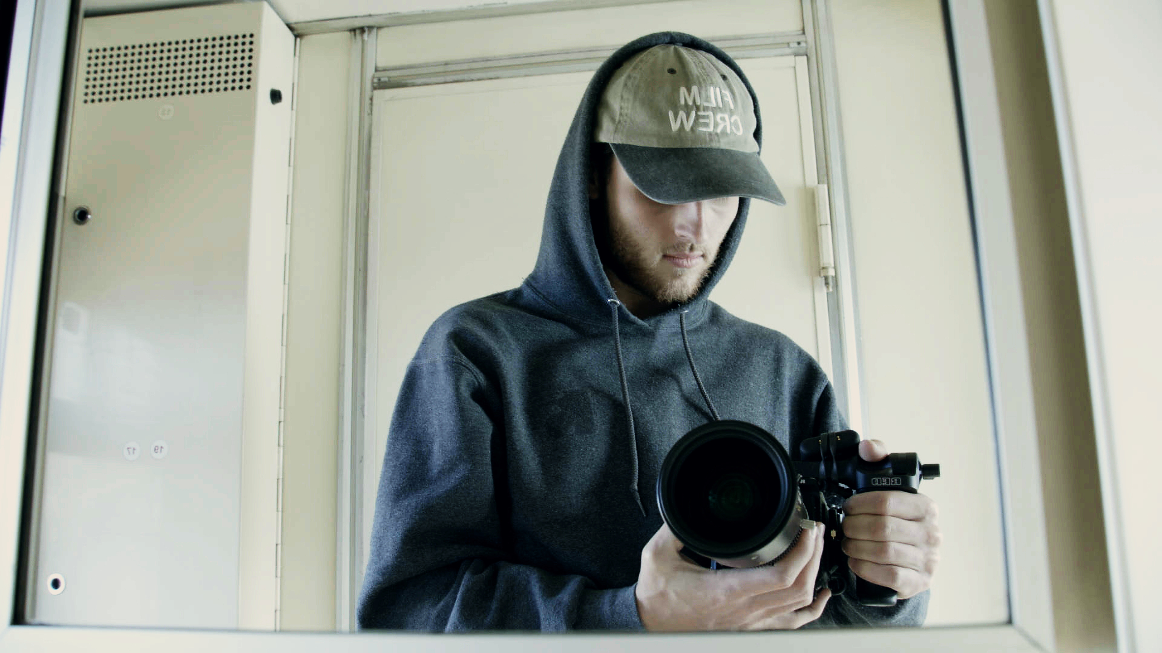 Behind-the-scenes filmmaker portrait